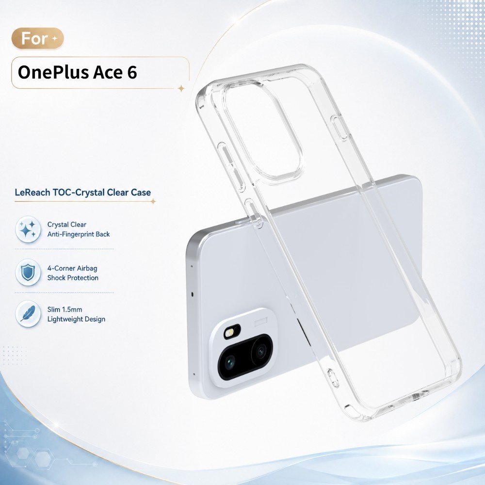 เคสใส สำหรับ OnePlus ACE 6 ACE 6T ACE 15R Ultra-Thin PC กันกระแทก CA1000
