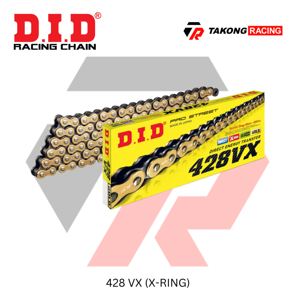 โซ่ DID - 428 VX (X-Ring) G&B