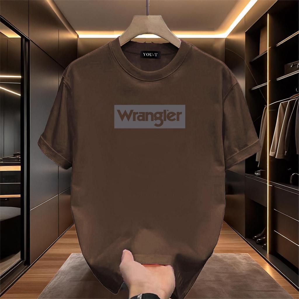 My-T เสื้อยืดผ้าคอตตอน “Wrangler” ทรง Oversize คอกลม แขนสั้น ผ้านุ่มสบาย ใส่ได้ทุกวัน ฤดูร้อน ไซส์ S-3XL