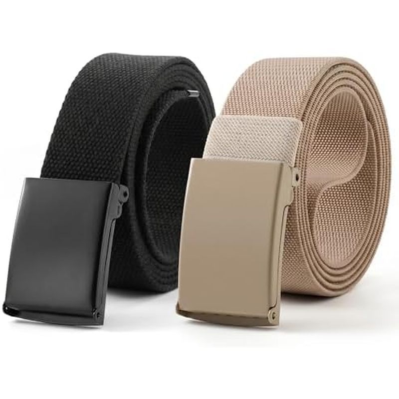 Mile High Life Cut To Fit Canvas Web Belt + เข็มขัดผ้าใบยืด