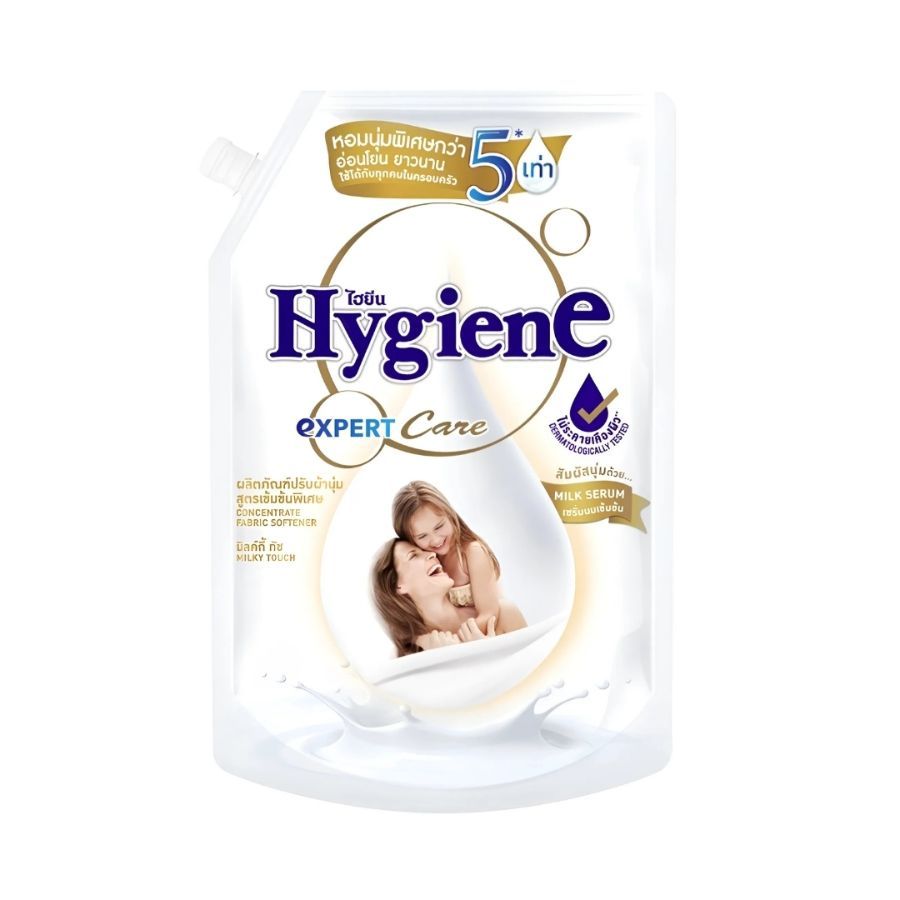 ไฮยีน น้ำยาปรับผ้านุ่มมิลค์กี้ทัช Hygiene Milky Touch 1ltr.