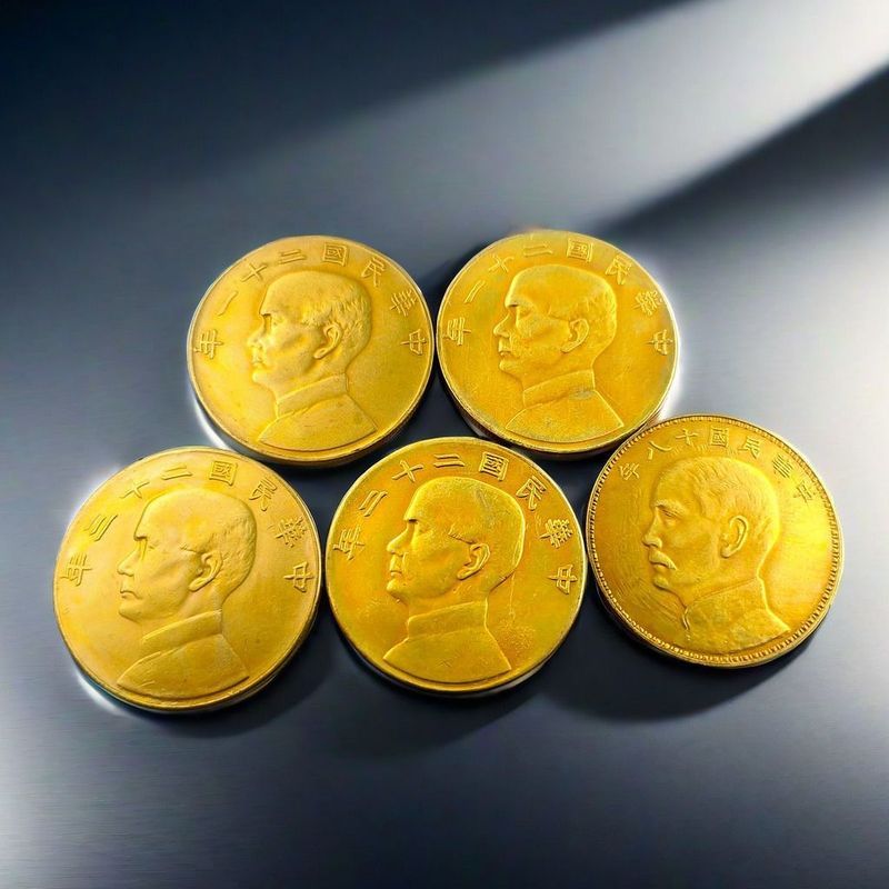 Twenty-One Twenty-Tirty-Thirte ปีเรือ Ocean 31g Gilt Gold เหรียญที่ระลึกเหรียญ Blessing เครื่องประดั