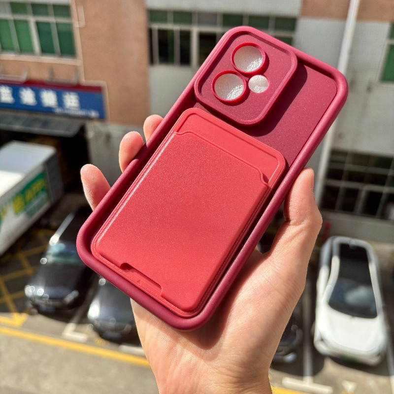 ช่องเสียบการ์ดกระเป๋ากระเป๋าสตางค์TPUสําหรับRedmi K100 Pro Max K90 Max k80 Ultra K70E K70 Ultraกล้อง