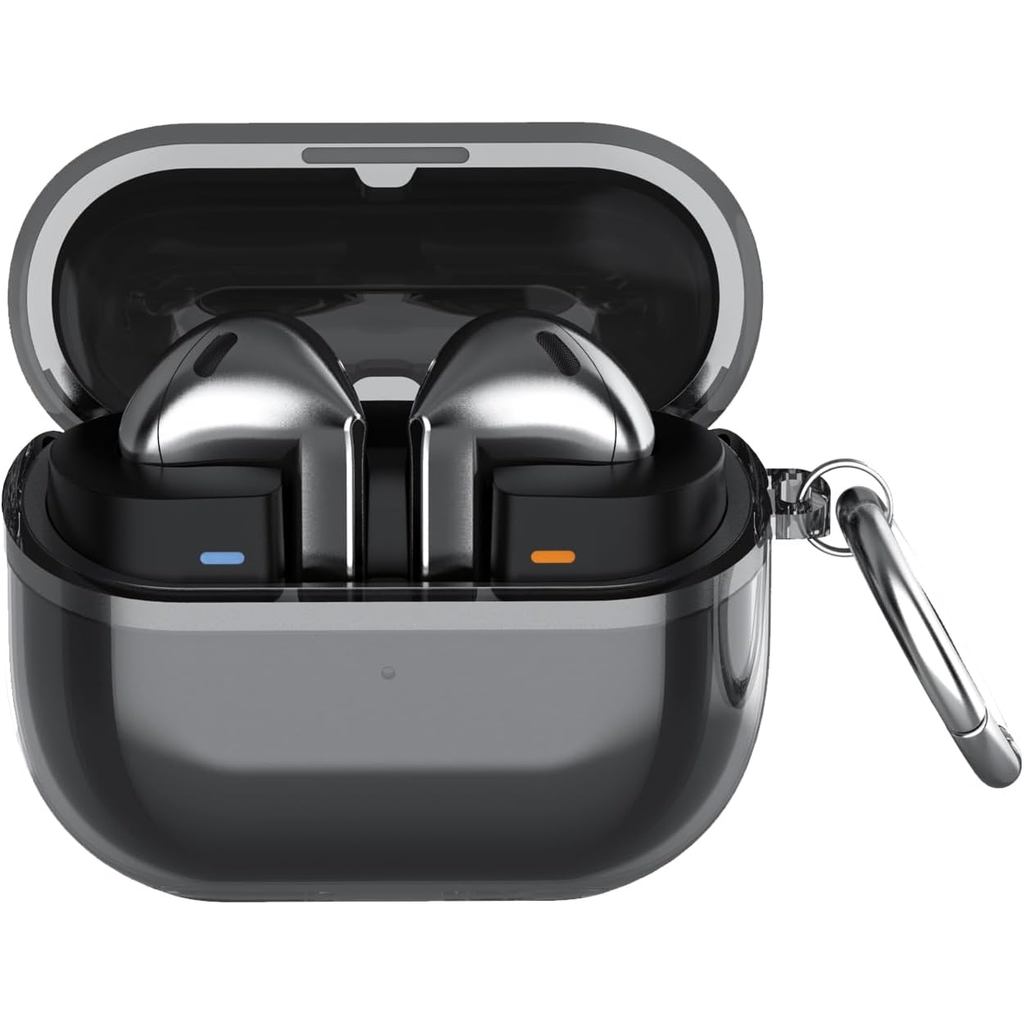 เคส TPU แบบนุ่มสําหรับหูฟัง Samsung Galaxy Buds3/3 Pro พร้อมพวงกุญแจ Fit Galaxy Buds 3 Pro Ear Tips 