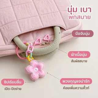 กระเป๋าแล็ปท็อป กระเป๋า laptop กันกระแทก360 กันน้ำ กันรอยขีดข่วน 14 นิ้ว แบบพกพา อเนกประสงค์ ความจุสูง ใส่สบาย