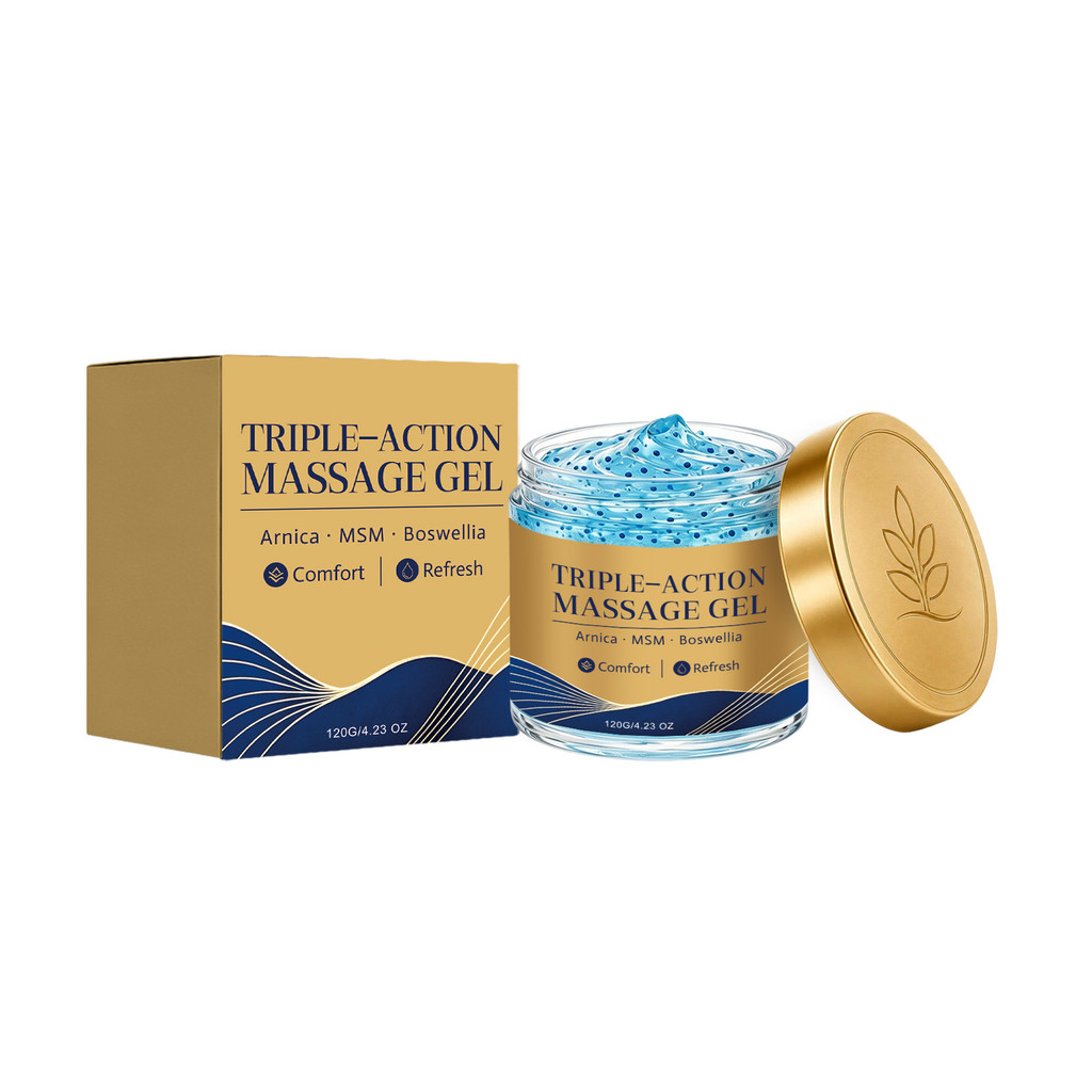 120g Triple-Action Arnica MSM Boswellia Massage Gel Comfort & Muscles หลังการออกกําลังกายและยาวนานเจ