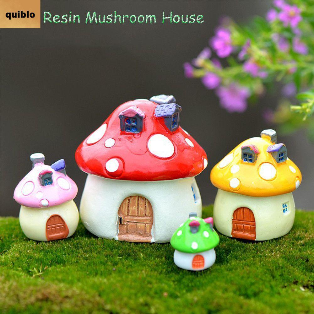 QUIBLO Garden Accessories สีสัน Miniature Fairy Micro Landscape