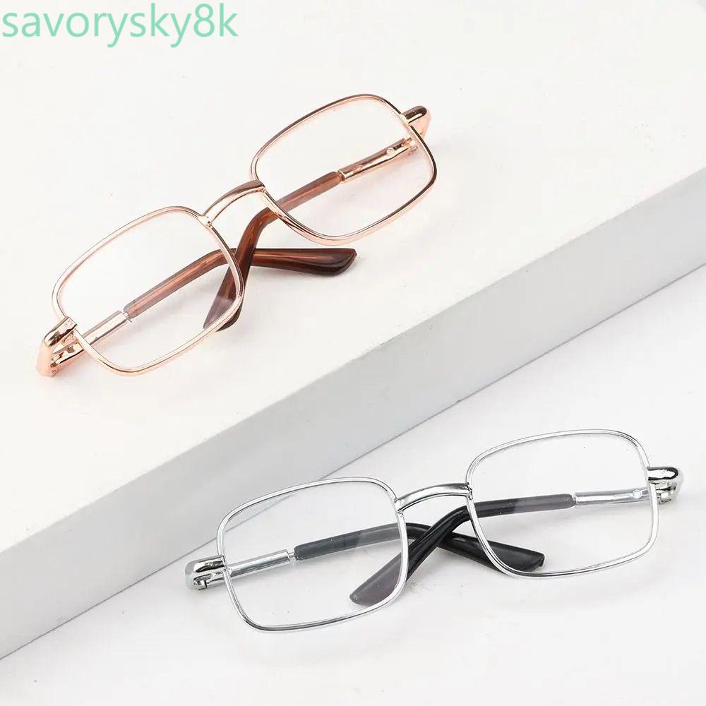 CHROM Preppy Cotton Doll Glasses, 8.5 CM Lovely Idol Plush Doll Glasses, Cute Square Kawaii Silver C