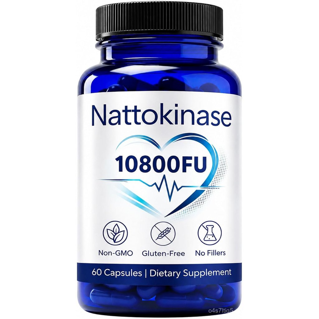 Nattokinase 10800 Fu, Ultimate Nattokinase 10800 Fu, Organic Nattokinase Supplement 10800 Fu, Vegan 