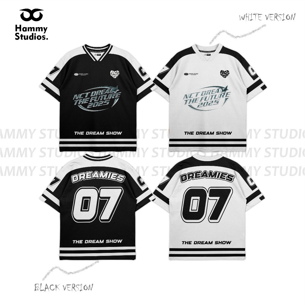 ขายร้อนระบายอากาศสบายแห้งเร็ว2025 NCT Dream The Future Concert Jersey Kpop Band Vintage Retro Blockc