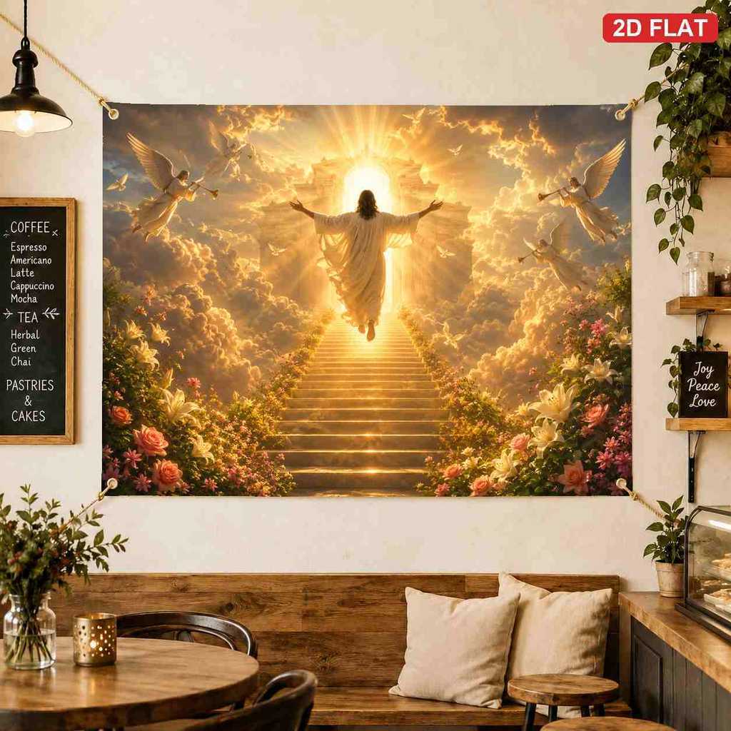 แบนเนอร์แบน 2D, แพ็ค 1 ชิ้น, พื้นหลัง Belief Gate of Paradise Angel Step