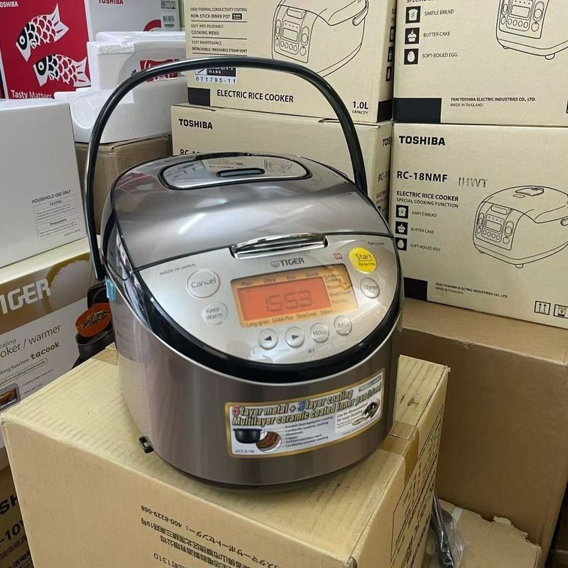 T Tiger ยี่ห้อ (TER) หม้อหุงข้าวญี่ปุ่น Smart IH หม้อหุงข้าวทําความร้อน JKT-S18S-KZ 5LR