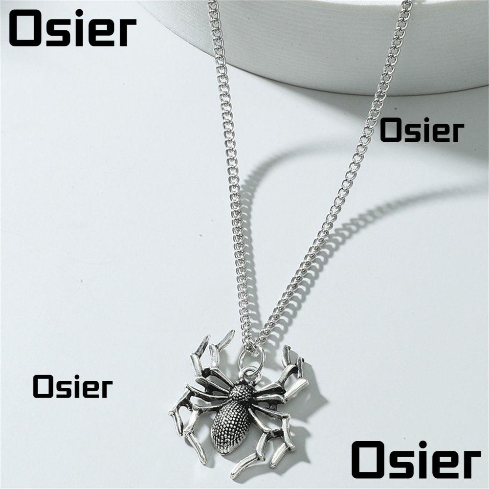 OSIER สร้อยคอโซ่ Street Biker ไม่จางหายสีเงิน Choker สแตนเลส