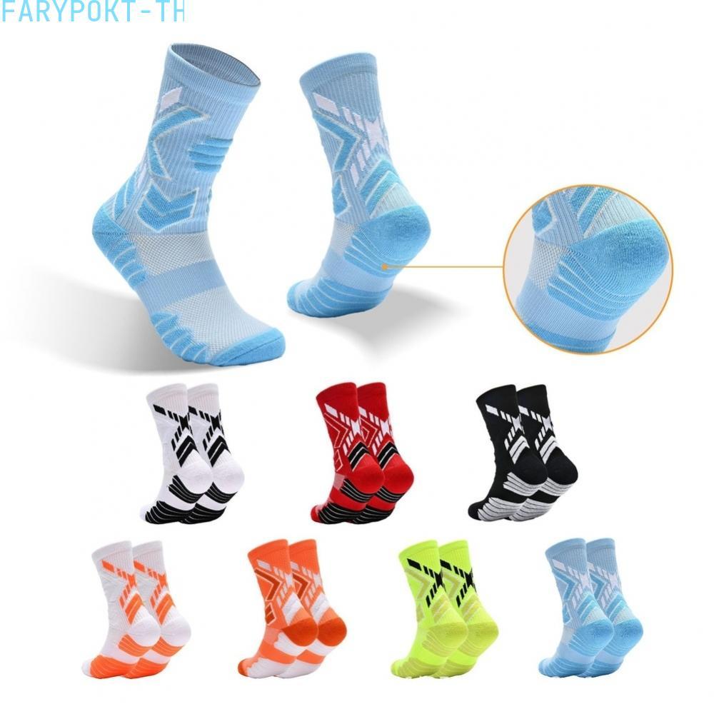 Men Basketball Socks Thickened Breathable Anti Slip Cushioning Athletic Socks