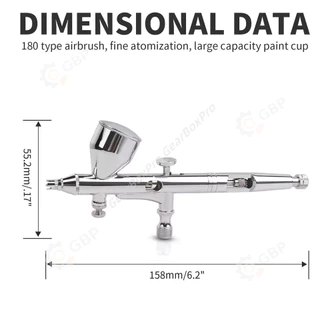 แอร์บรัช ปากกาพ่นสี หัวพ่นขนาด Airbrush HD-130 0.3 0.5 mm. ปากกาแอร์ ปากกาพ่นสี เหมาะสำหรับใช้พ่นสีงานโมเดล, บอดี้เพ้นท์