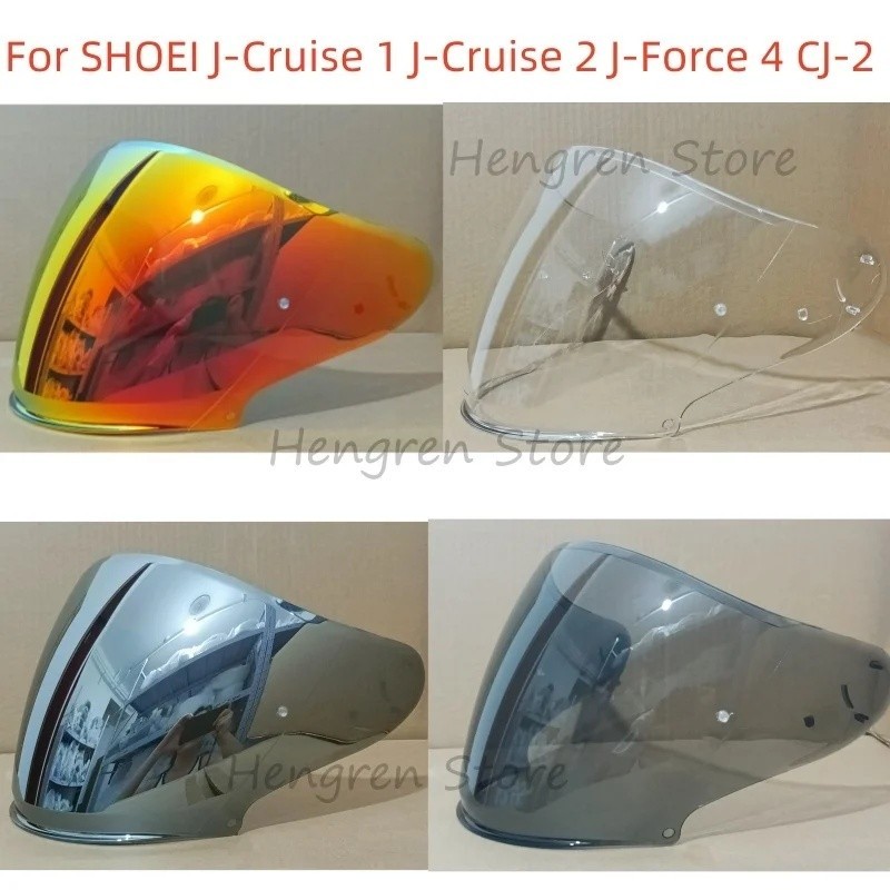 หมวกกันน็อค Visor สําหรับ SHOEI J-Cruise 1 J-Cruise 2 J-Force 4 CJ-2 รถจักรยานยนต์หมวกกันน็อคเลนส์เป