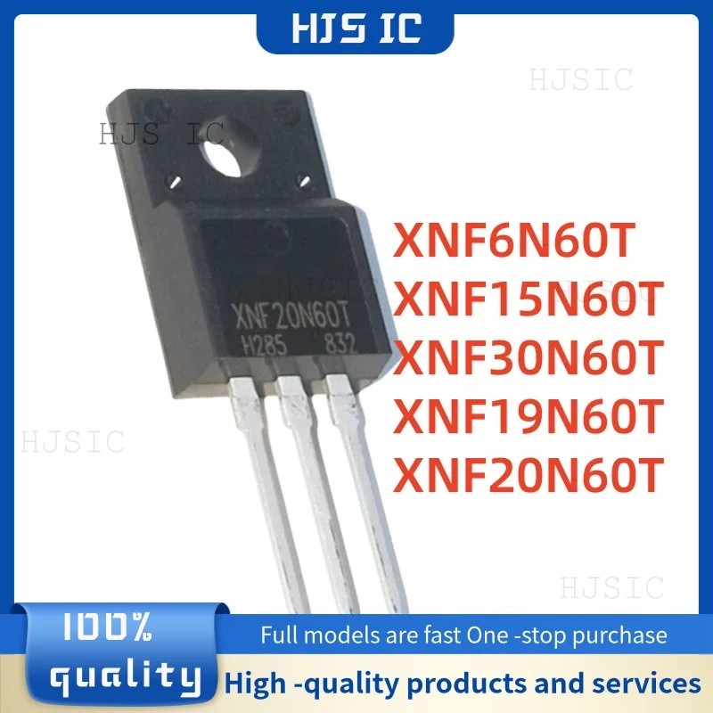 5PCS XNF6N60T XNF15N60T XNF19N60T XNF20N60T XNF30N60T TO-220F ขายส่ง Field-Effect ทรานซิสเตอร์