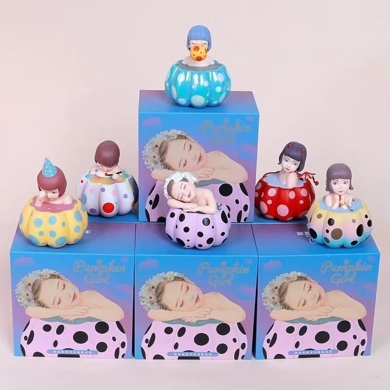 Pumpkin Girl Car Girl Hand-Made Cute Gift Toy Series