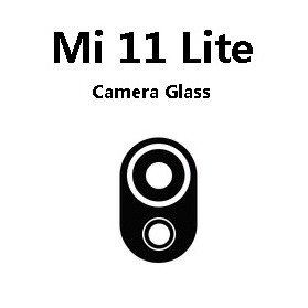 XM Mi 11 Lite / Mi11 Lite ฝาครอบเลนส์กล้องด้านหลังสําหรับซ่อม Crack M2101K9AG M2101K9AI