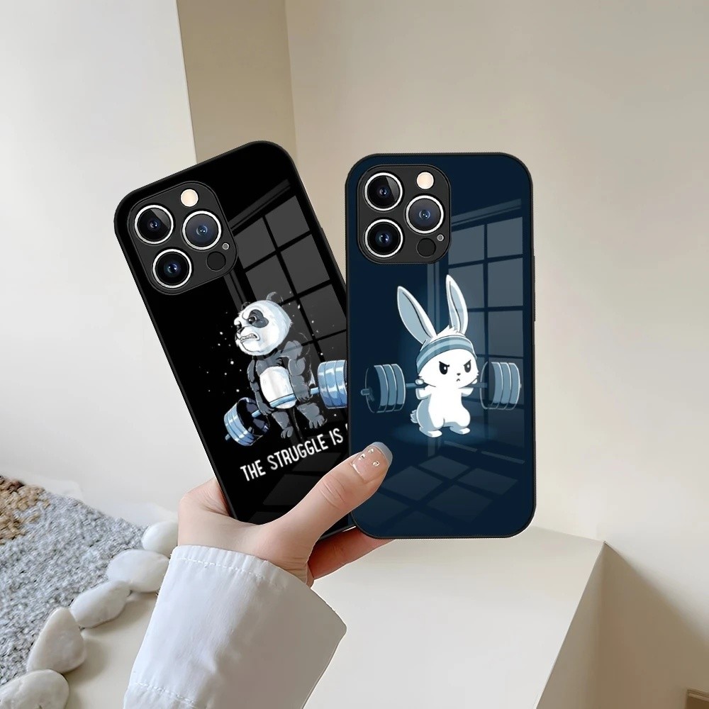 BK-1 Gym ฟิตเนสเพาะกายเคสโทรศัพท์สําหรับ IPhone 13 15 14 16 12 11 Pro XS Max Plus Mini X XR 8 7 6s S