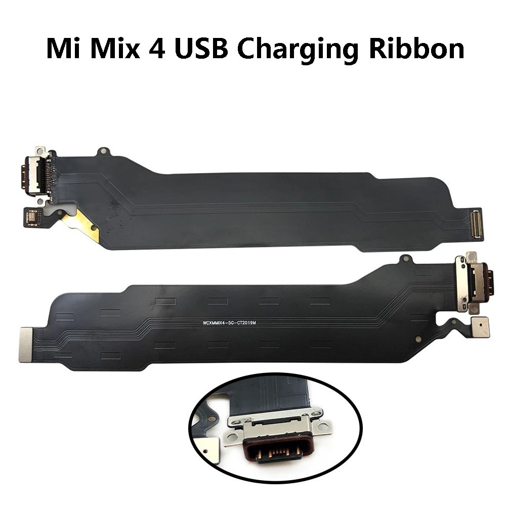 XM Mi Mix 4 / Mix4 ( 2106118C ) ปลั๊กชาร์จข้อมูล USB ในริบบิ้นสายเคเบิล Flex สําหรับการเปลี่ยนซ่อม