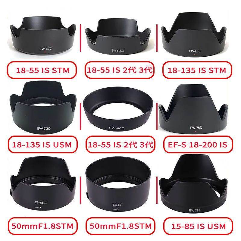 New Product600d700d750d800d850d200dii77d60d70d80d90d12y Canon second-generation lens hood S6I0