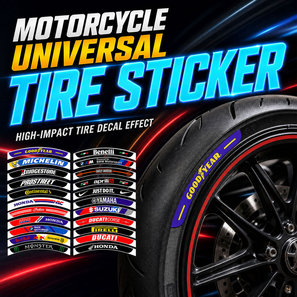 มอไซ สกูตเตอร์ กันน้ำ สติ๊กเกอร์ หมวกกันน๊อค ตกแต่งรถ for giorno Nmax Rx King supra x 125 Vario 125 