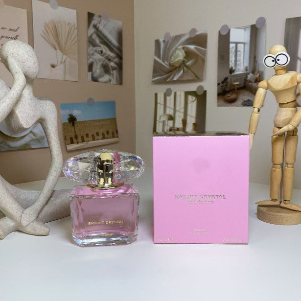 น้ําหอมเวียดนาม Pink Diamond Crystal Diamond 90ml Rose Red Diamond Black Gold Ladies Perfume