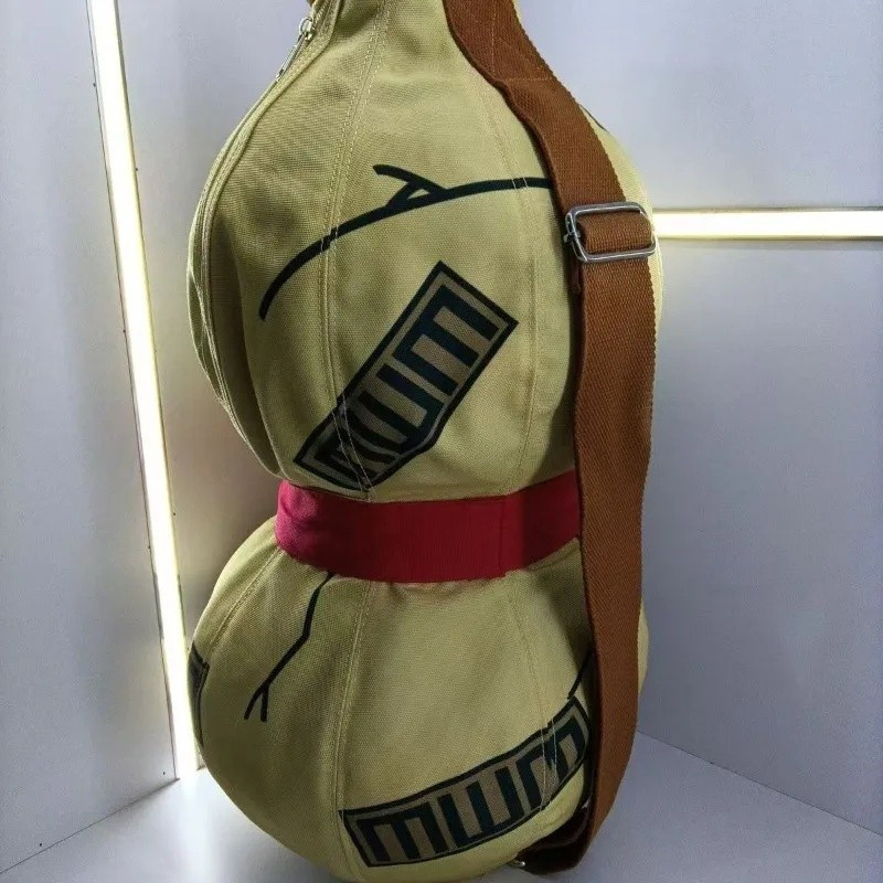 Hot Anime Gaara Gourd กระเป๋าเป้สะพายหลังผ้าใบกีฬา Rucksack คอสเพลย์ Prop กระเป๋า Casual Daily Schoo