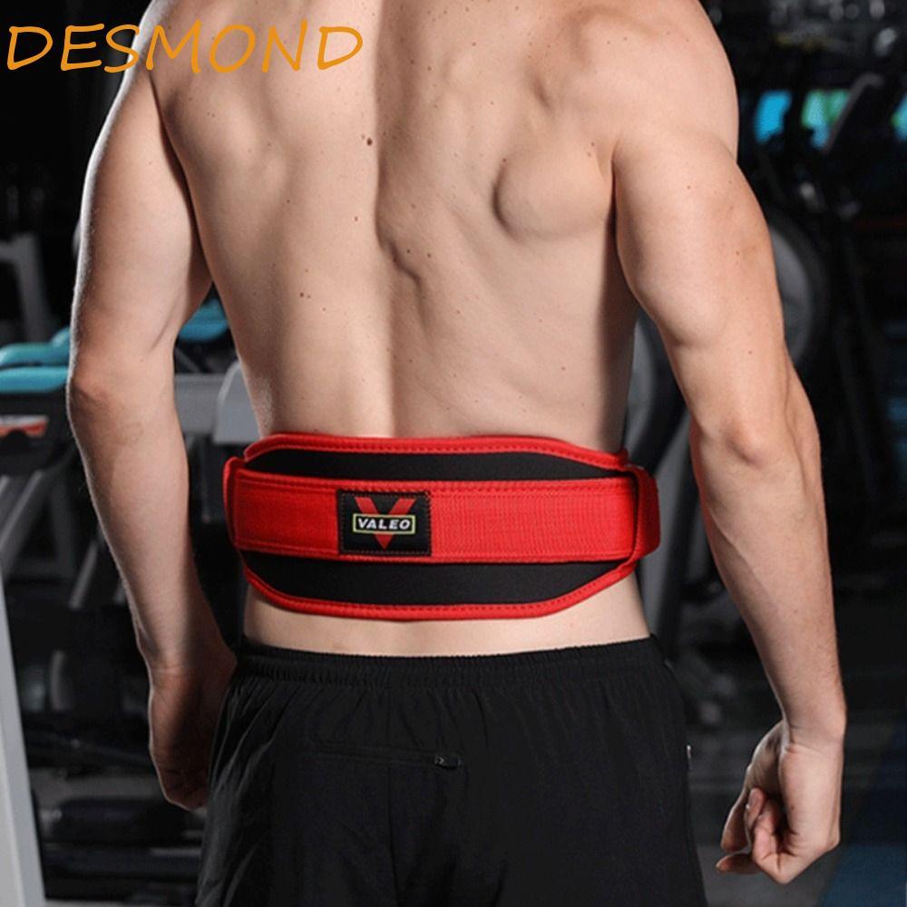 DESMOND Weightlift พยุงเอว, Deadlift Safe Fitness Belt, กีฬาเพาะกาย Crossfit ปรับออกกําลังกาย Power 
