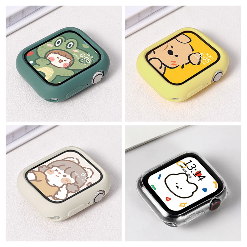 เคสซิลิโคนอ่อนนุ่มสําหรับ Apple Watch Series 11 10 42 มม.46 มม.อุปกรณ์เสริมป้องกันกีฬาสําหรับ Iwatch