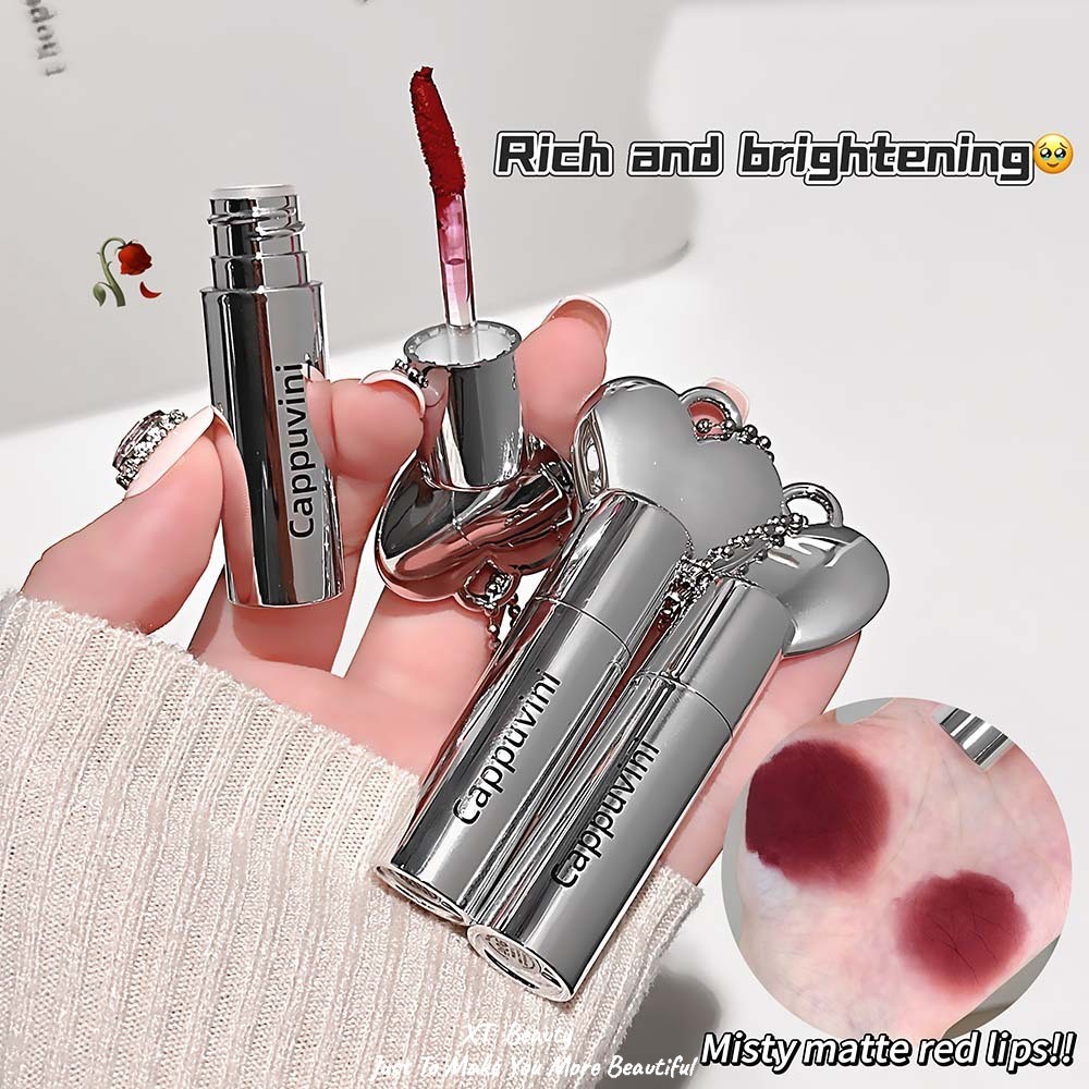 [XT] CAPPUVINI Star Heart Love Lip Glaze Light Moisturizing Dudu Lip Makeup
