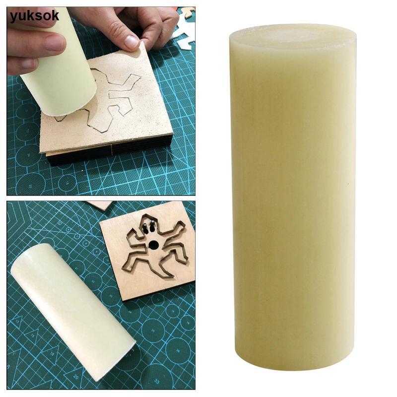[yuksok] Hammering Die Cutting Nylon กระบอก Rod สําหรับชุดเครื่องมือหนังรูปแบบหัตถกรรมทํา