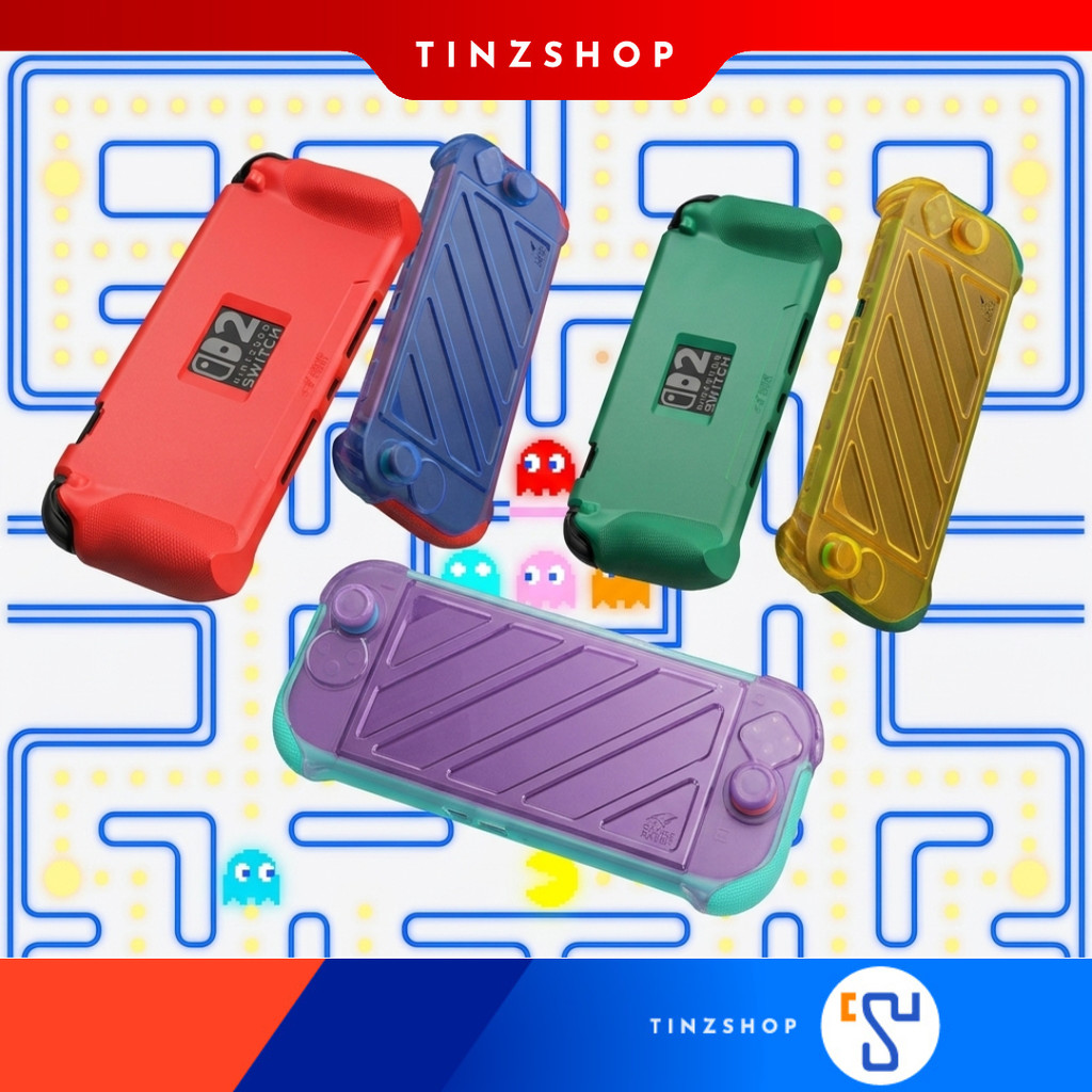 [ส่งด่วน]  (เคส+ฝาหน้า) HardShell Front Cover Bundle for Switch 2 Stand Grip Savage Raven by Skull & Co. ของแท้ มีประกัน รูปที่ 1