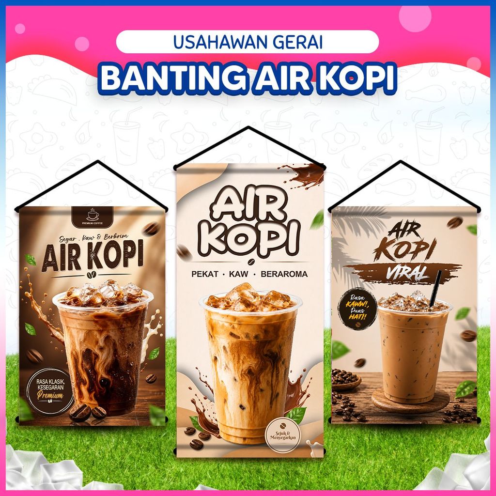 COFFEE WATER DROP Coffee Shop & Food Shop Stall Drink Kiosk Food Stall Bazaar, Night Market