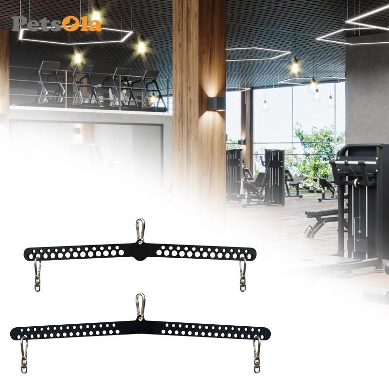 [PETSOLA] Gym Cable Pulley System Multi Grip Iron T Bar Row Handle for Workout Training Machine Acce