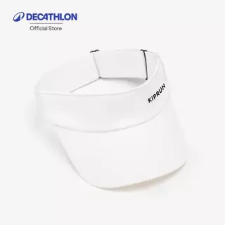 Decathlon Adult Running Visor หมวกไวเซอร์/หมวกเปิดศีรษะใส่วิ่งสำหรับผู้ใหญ่ รุ่น Kiprun V2 - White