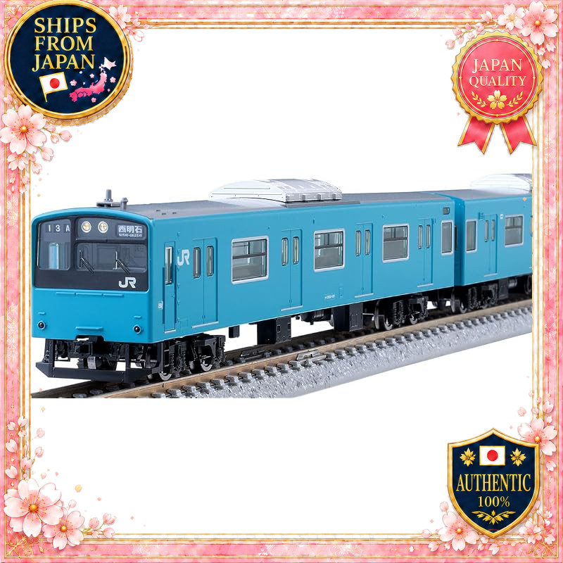 Tomytec TOMIX N Gauge JR 201 Series JR West 30N Updated Car Sky Blue Set Model Train 98855
