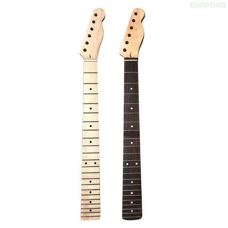 Nan กีตาร์ไฟฟ้าคอกีตาร์คออะไหล่ 22 Frets อุปกรณ์เสริมกีตาร์ไฟฟ้า