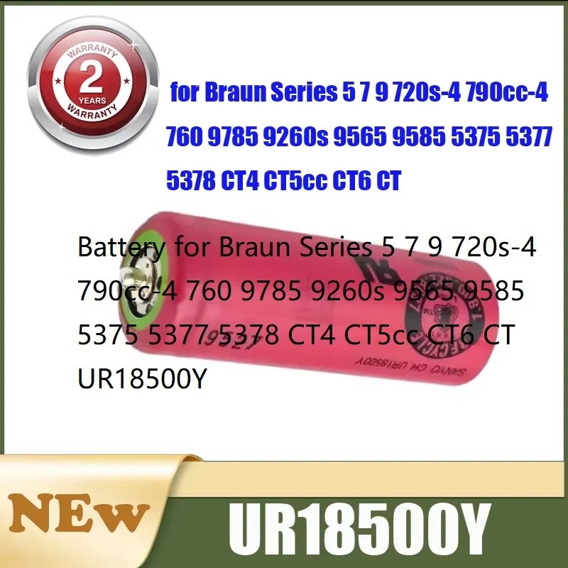 แบตเตอรี่สําหรับ Braun Series 5 7 9 720s-4 790cc-4 760 9785 9260s 9565 9585 5375 5377 5378 CT4 CT5cc