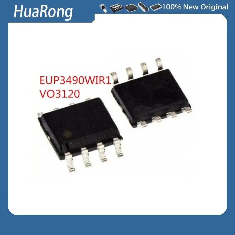 5 ชิ้น/แบทช์ P3490 EUP3490 EUP3490WIR1 VO3120 SOP8