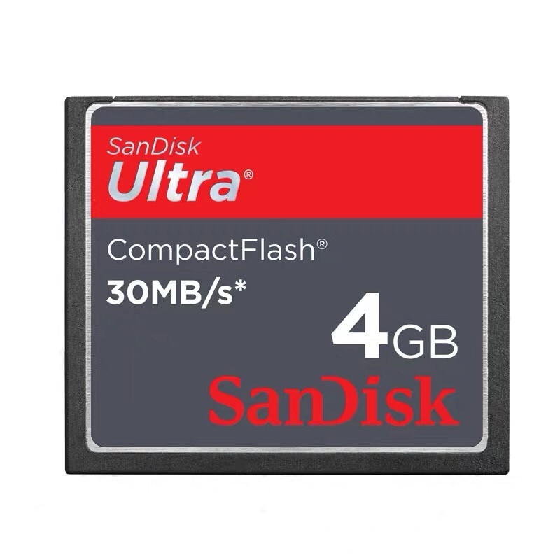 sdcard แท้ sdcard การ์ด SanDisk CF ดั้งเดิม 4G Ultra 30M/S การ์ดกล้องอุตสาหกรรม CNC เครื่องมือการ์ดห