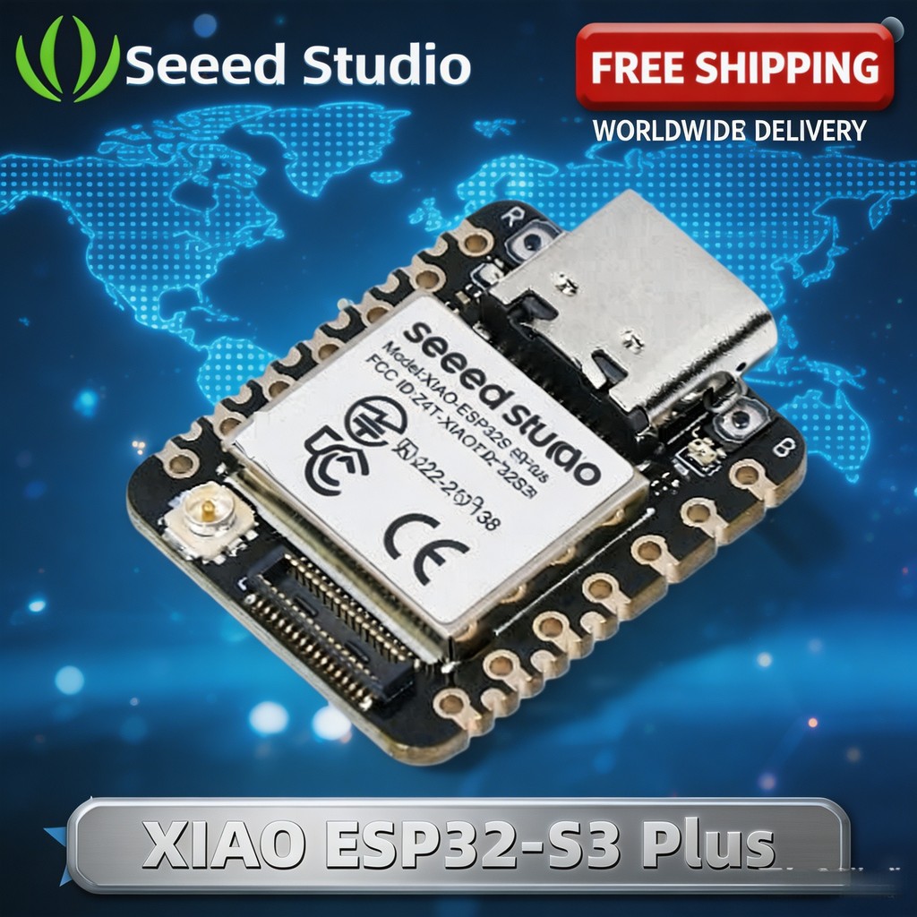 1ชิ้น//ล็อต !เว็บไซต์นําเข้า Seeed Studio XIAO ESP32 - S3 Plus 240 MHZ Xtensa 32 - บิต LX7 dual - co