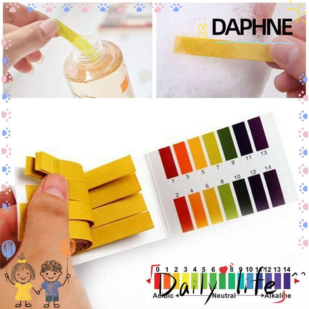 DAPHNE 80 แถบ/แพ็ค Litmus Test Paper, Indicator Paper กรดอัลคาไลน์ Professional PH Test Strips, แบบพ