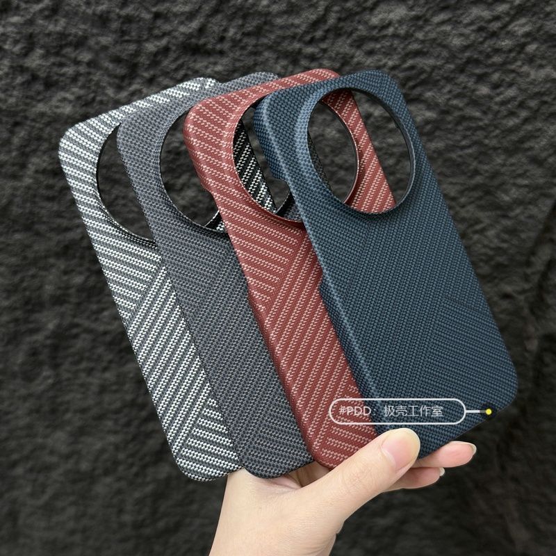 สําหรับ Huawei Enjoy 90 Pro Max/nova 15 Max เคสโทรศัพท์ Non-All-Included Frosted คาร์บอนไฟเบอร์กันกร