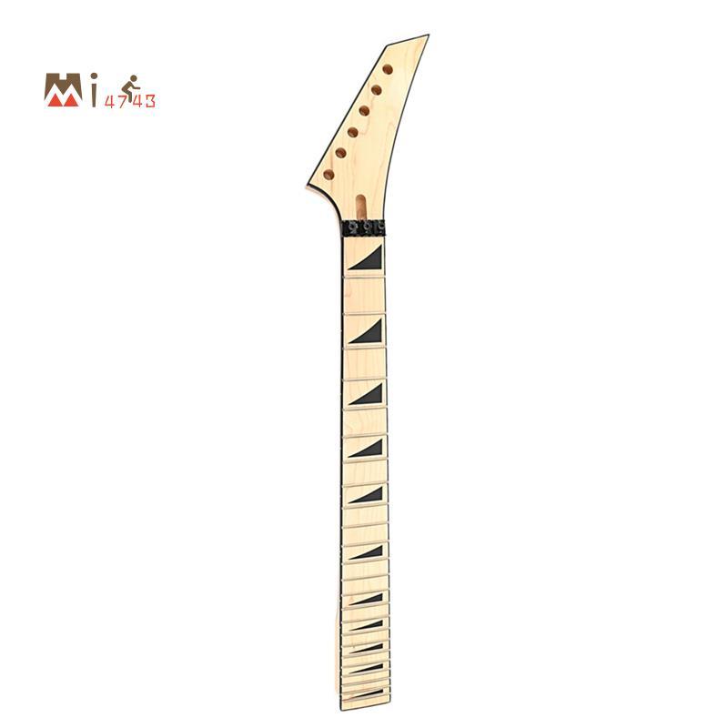 Mi4743i24 Frets กีตาร์คอ Maple Fingerboard พร้อม String Lock ขวาสําหรับ 6-String กีตาร์ไฟฟ้าคอเปลี่ย
