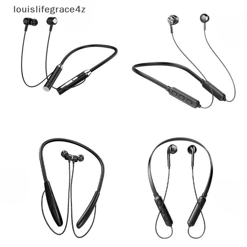 หูฟัง หูฟังไร้สาย Magnetic Sport สายคล้องคอคอแขวน TWS หูฟังไร้สาย Blutooth พร้อมไมโครโฟน