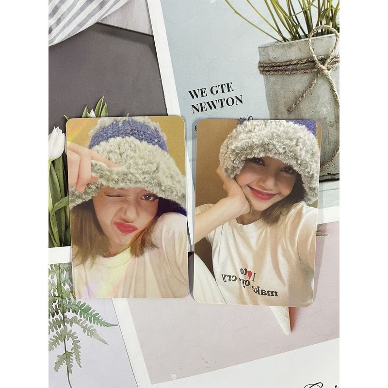ของแท้ ms หมวกหิมะทรายแฟลชการ์ด lisa Photo Card K4 Bonus ms หมวกหิมะ Sa หมวกเริ่มต้นไร้ที่ติ