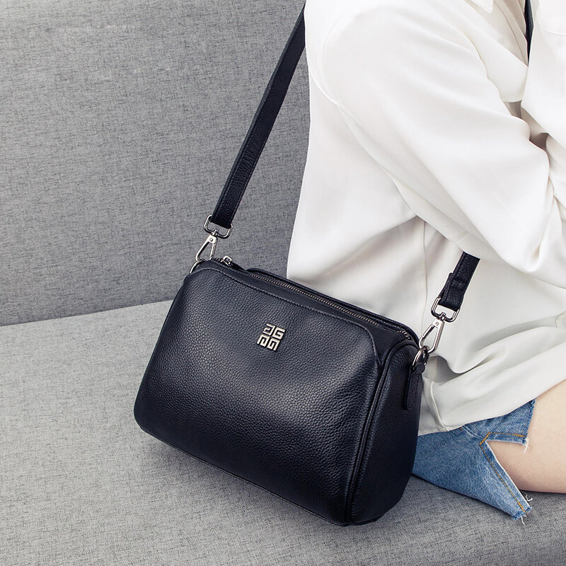 Genuine Leather Layered Stylish Shoulder Bag