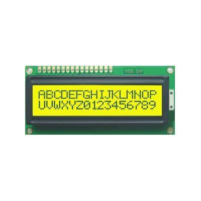 LCD16X2 ไฟหลังสีเขียวสีเหลือง LCD16X2 ไฟหลังสีเขียวเหลือง [Elca]